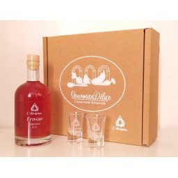 Coffret Liqueur de Fraise -...